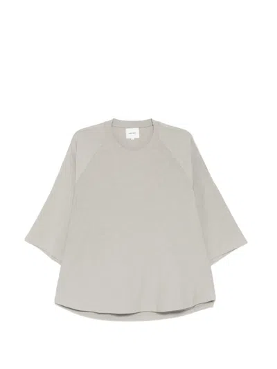 Halfboy Raglan Sleeve T-shirt In Gray