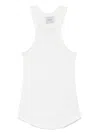 Halfboy Ribbed Tank Top In White