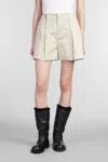 Halfboy Shorts In Beige Cotton