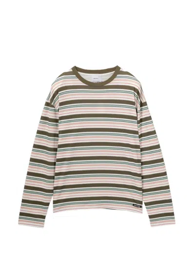 Halfboy Stripes Long Sleeves T-shirt In Multi