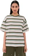 Halfboy Stripes Tee Multicolor Stripes In Multicolor Stripes