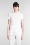 Halfboy T-shirt In White Modal