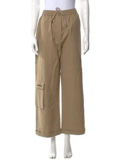 Pre-owned Halfboy Wide Leg Pants In Neutral