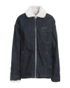 Halfboy Woman Denim Outerwear Blue Size M Cotton, Polyester In Blue