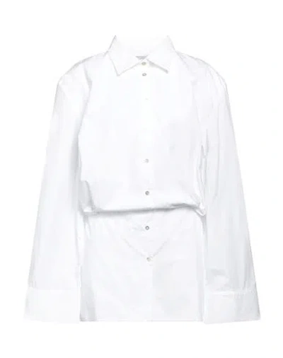 Halfboy Woman Mini Dress White Size M Cotton