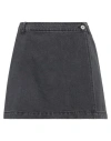 Halfboy Woman Shorts & Bermuda Shorts Black Size 27 Cotton In Black