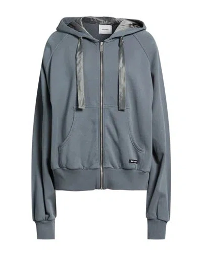 Halfboy Woman Sweatshirt Lead Size M Cotton In Blue