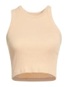 Halfboy Woman Top Beige Size S Cotton In Neutral