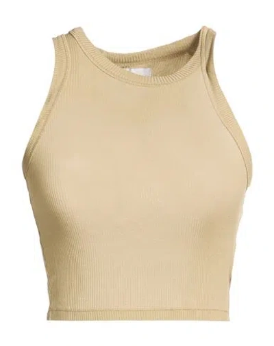 Halfboy Woman Top Khaki Size L Micro Modal In Multi
