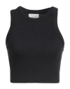 Halfboy Woman Top Midnight Blue Size S Cotton In Black