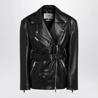Halfboy Women's Belted Leather Jacket