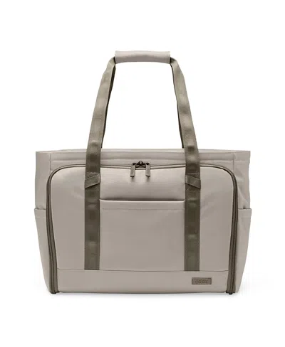 Halfday Garment Tote In Gray