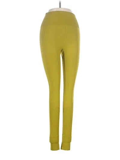 Pre-owned Halfdays Active Pants In Yellow