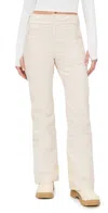 Halfdays Emma Water Resistant Fleece Lined Ski Pants In Neutral