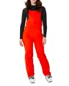Halfdays Carson Bib Waterproof Winter Overalls In Red