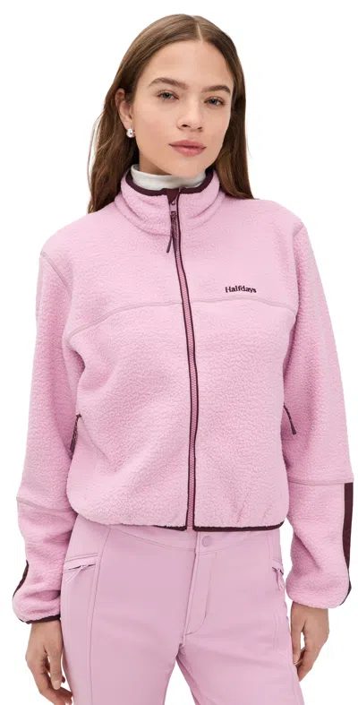 Halfdays Chapelle Water Repellent Fleece Jacket In Multi