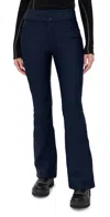 Halfdays Emma Soft Shell Pants Navy In Blue
