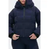 Halfdays Georgie Puffer Jacket In Blue