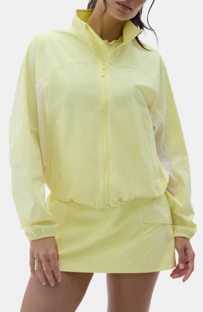 Halfdays Gwen Packable Jacket In Yellow