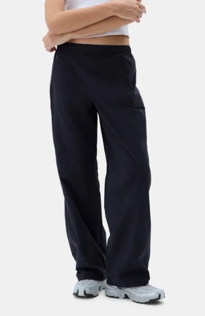 Halfdays Gwen Wide Leg Cargo Pants In Blue
