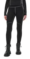 Halfdays Hallie Merino Wool Leggings Black In Black