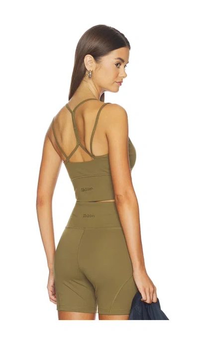 Halfdays Hattie Longline Top In Green