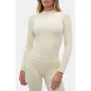 Halfdays Johnson Base Layer Top In White