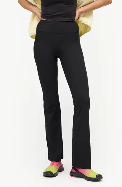 Halfdays Julie Flare Leggings In Black