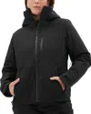 Halfdays Lawrence Hooded Coat In Black