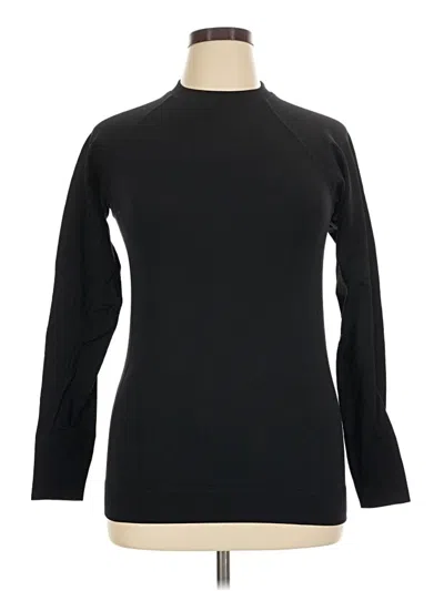 Pre-owned Halfdays Long Sleeve Turtleneck In Black