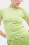 Halfdays Mollie Performance T-shirt In Pistachio