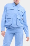 Halfdays Nan Field Jacket In Forget Me Not