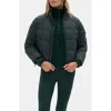Halfdays Nellie Packable Puffer Jacket In Green
