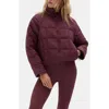 Halfdays Nellie Packable Puffer Jacket In Multi