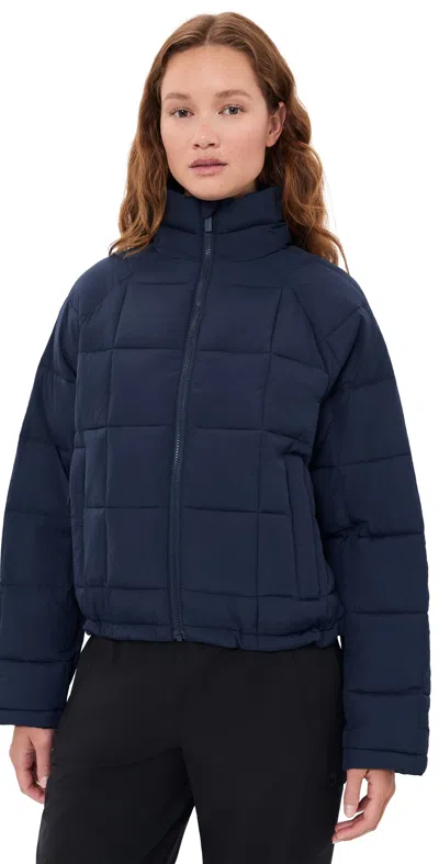 Halfdays Nellie Packable Puffer Jacket Navy