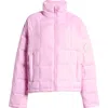 Halfdays Nellie Packable Puffer Jacket In Peony