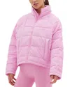 Halfdays Nellie Packable Puffer Jacket In Peony