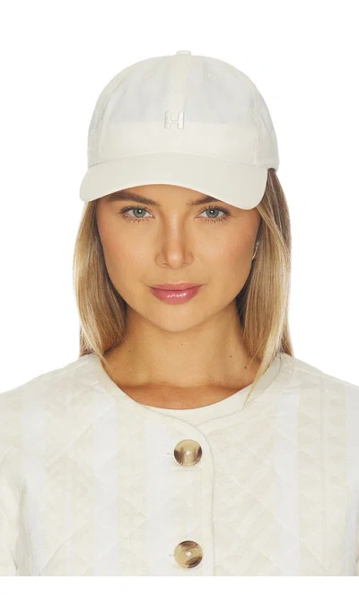 Halfdays Nylon H Logo Hat In White