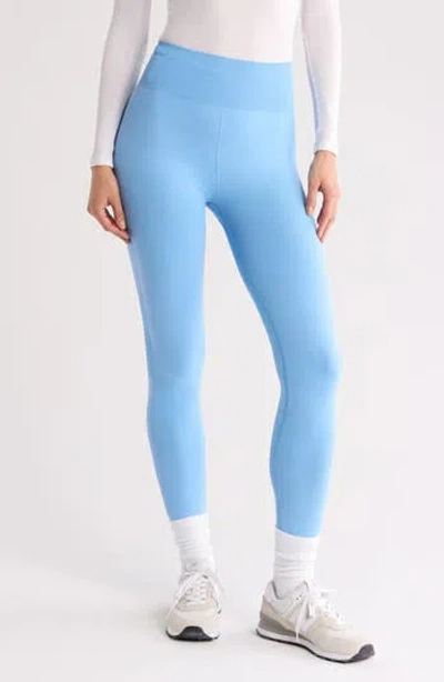 Halfdays Sophia Rib High Waist Legging In Blue