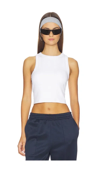Halfdays Sunn Seamless Racerback Top In White