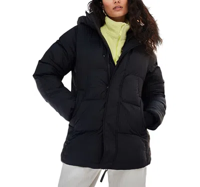 Halfdays Tabei Puffer Parka Jacket In Black