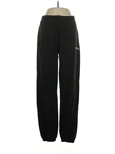 Pre-owned Halfdays Track Pants In Black