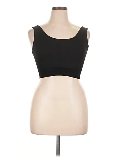 Pre-owned Halfdays Tube Top Black Strapless Neckline Tops