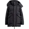 Halfdays Wheeler Puffer Parka In Black
