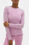 Halfdays Ynes Texture Top In Pink