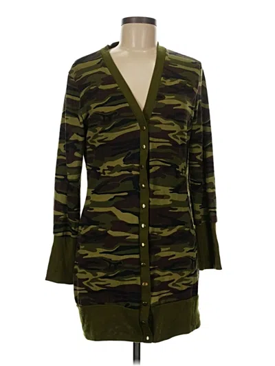 Pre-owned Halife Cardigan Sweater In Green