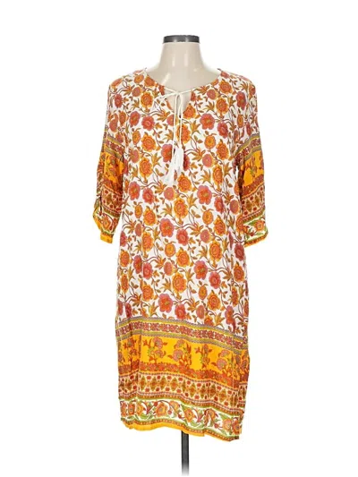 Pre-owned Halife Casual Dress In Orange