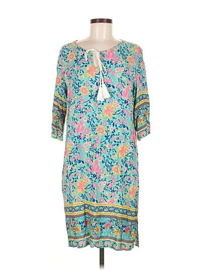 Pre-owned Halife Kimono In Blue