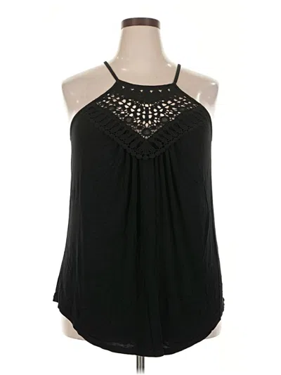 Pre-owned Halife Sleeveless Blouse In Black