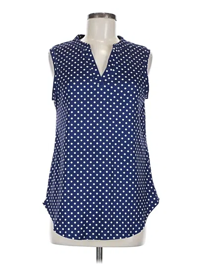 Pre-owned Halife Sleeveless Blouse In Blue